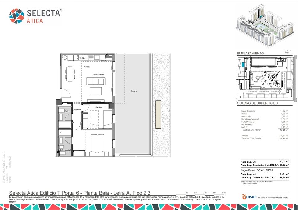 Selecta Ática-P6 Bajo A con terraza
