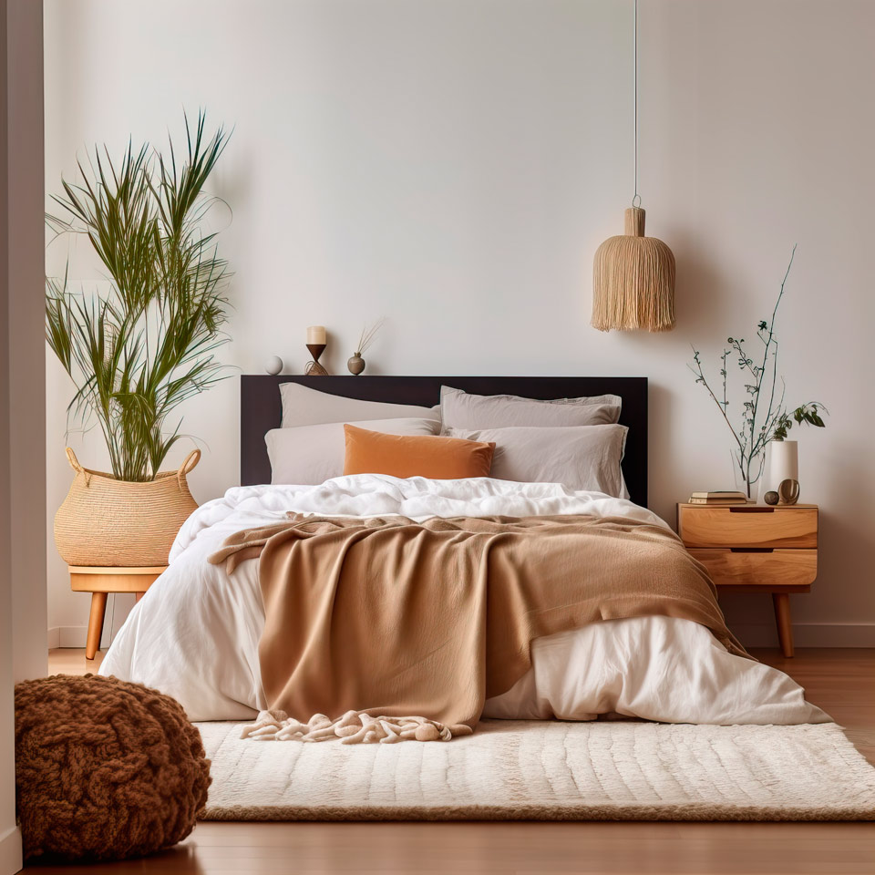 Dormitorio principal y baños obra nueva en sevilla