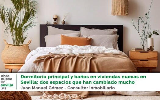 Dormitorio principal y baños obra nueva en sevilla